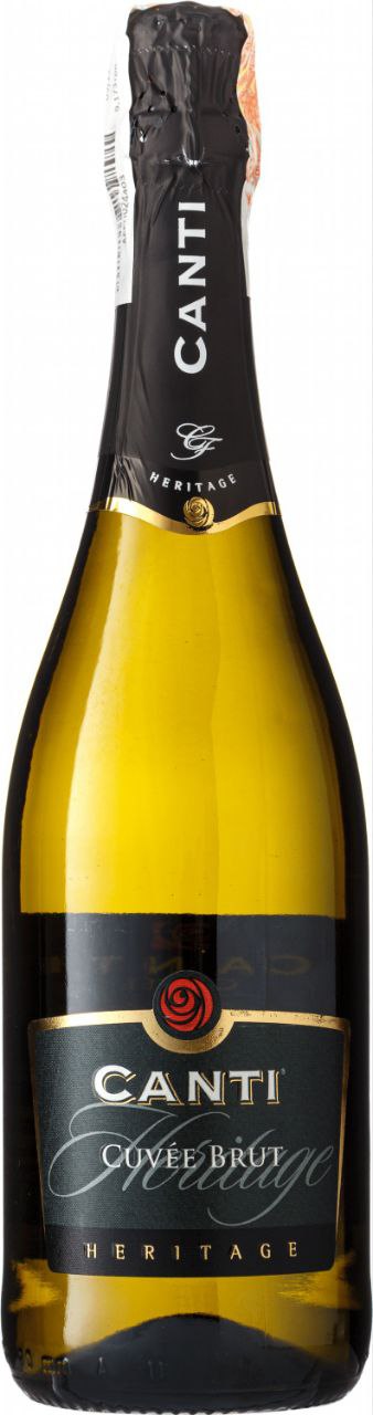 Вино ігристе Canti Cuvee Brut сухе біле 11% 0.75 л 